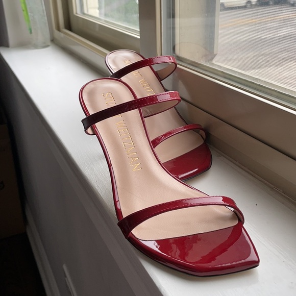 NWT Red Stuart Weitzman Aleena 75 - Picture 3 of 8